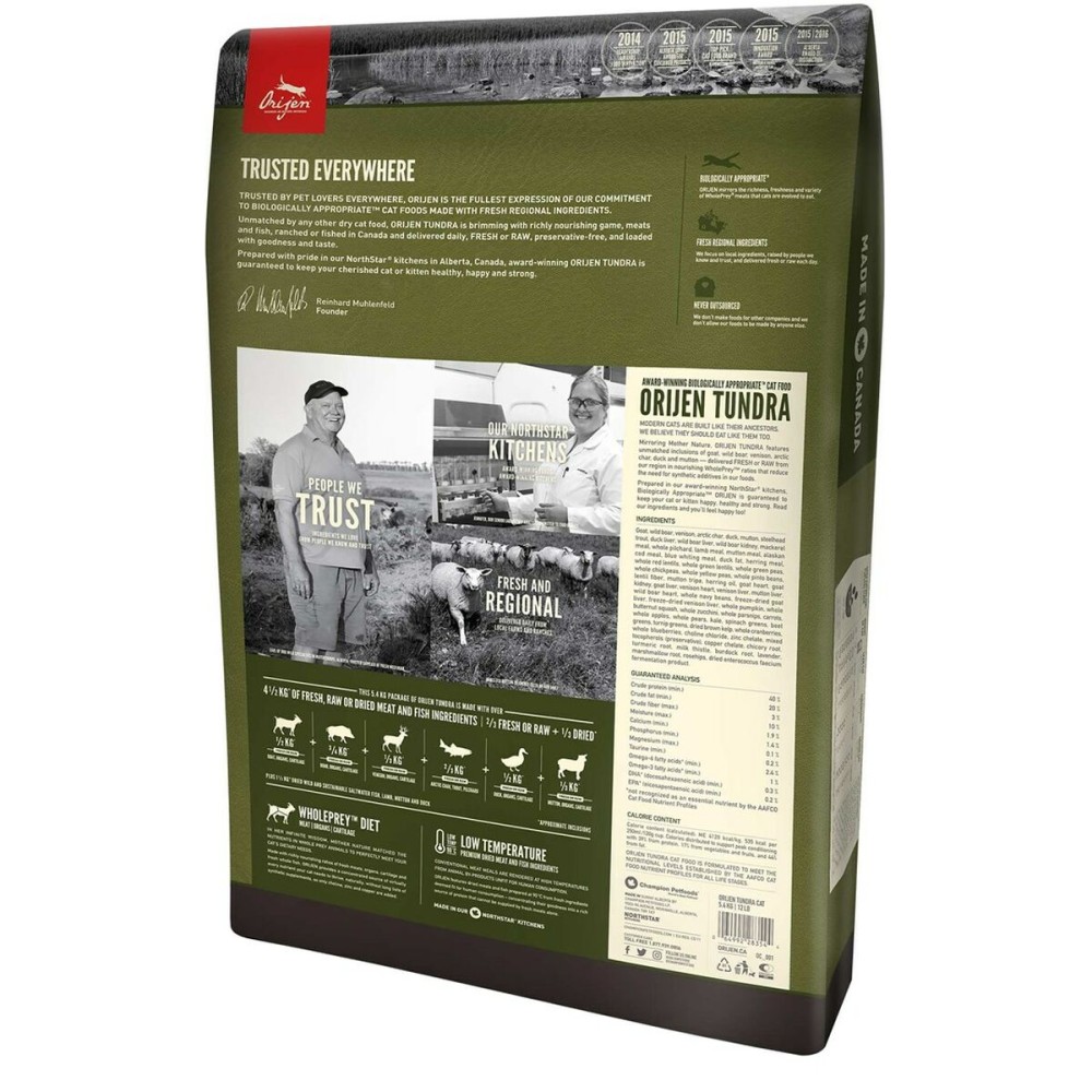 Cat food Orijen Veal Duck Wild Boar 340 g