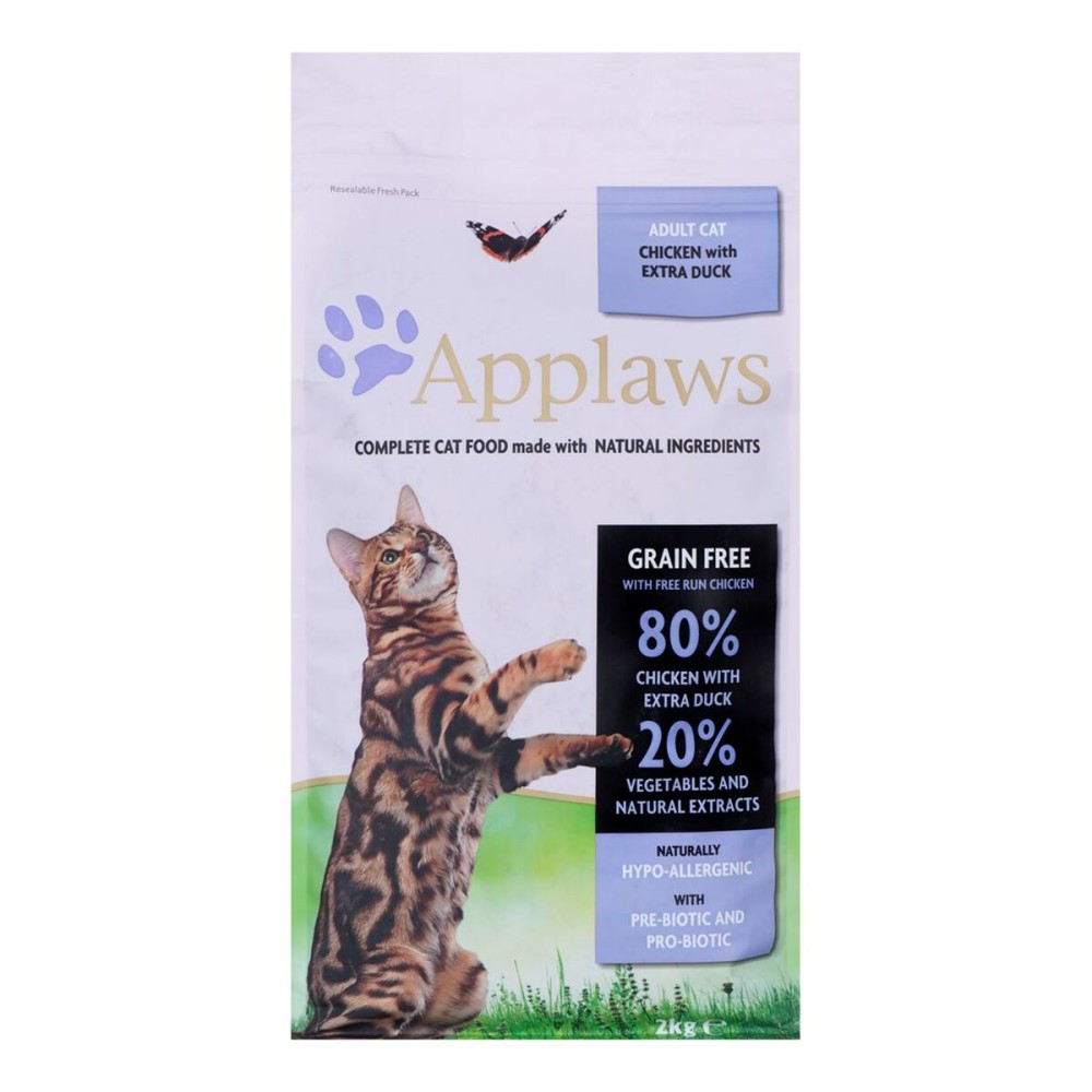 Katzenfutter Applaws Adult Erwachsener Huhn Ente 2 Kg