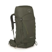 Wanderrucksack OSPREY Kestrel 48 Khaki Schwarzweiß Nylon 48 L