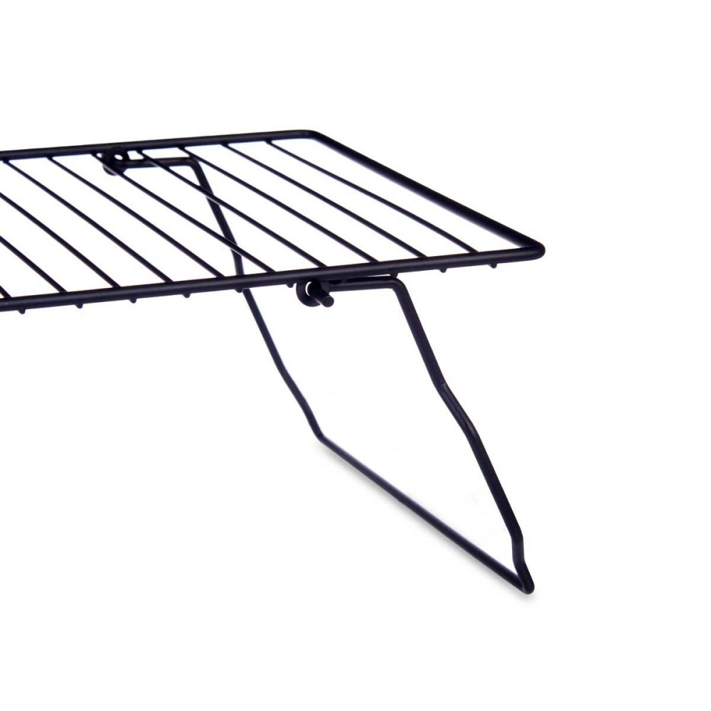 Folding Shelf Kinvara W4172P-350 PDQ Black 37.5 x 23 x 13 cm (8 Units)