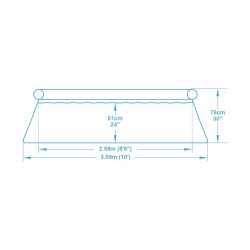 Inflatable pool Bestway 57270 ø 305 x 76 cm