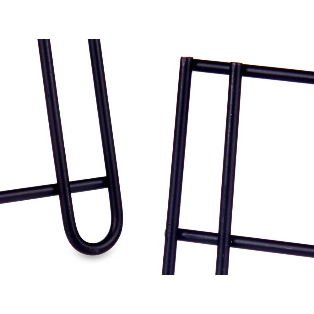 Pan Organiser Kinvara W6140B-1PDQ Black Iron 24 x 26,5 x 24 cm (7 Units)