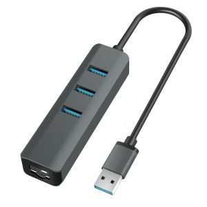 USB Hub Vakoss TC-4502X Grey