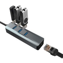 USB Hub Vakoss TC-4502X Grey