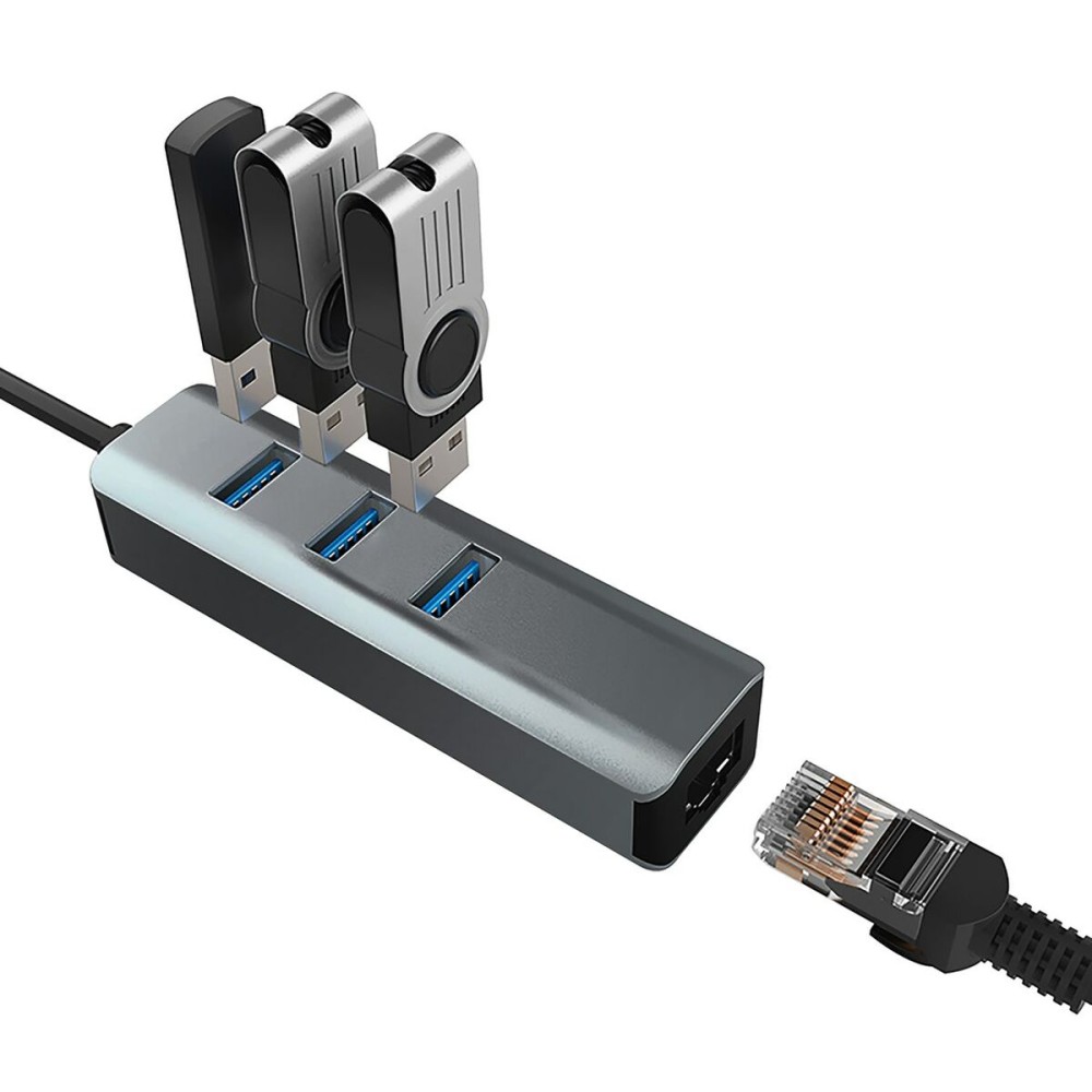 USB Hub Vakoss TC-4502X Grey