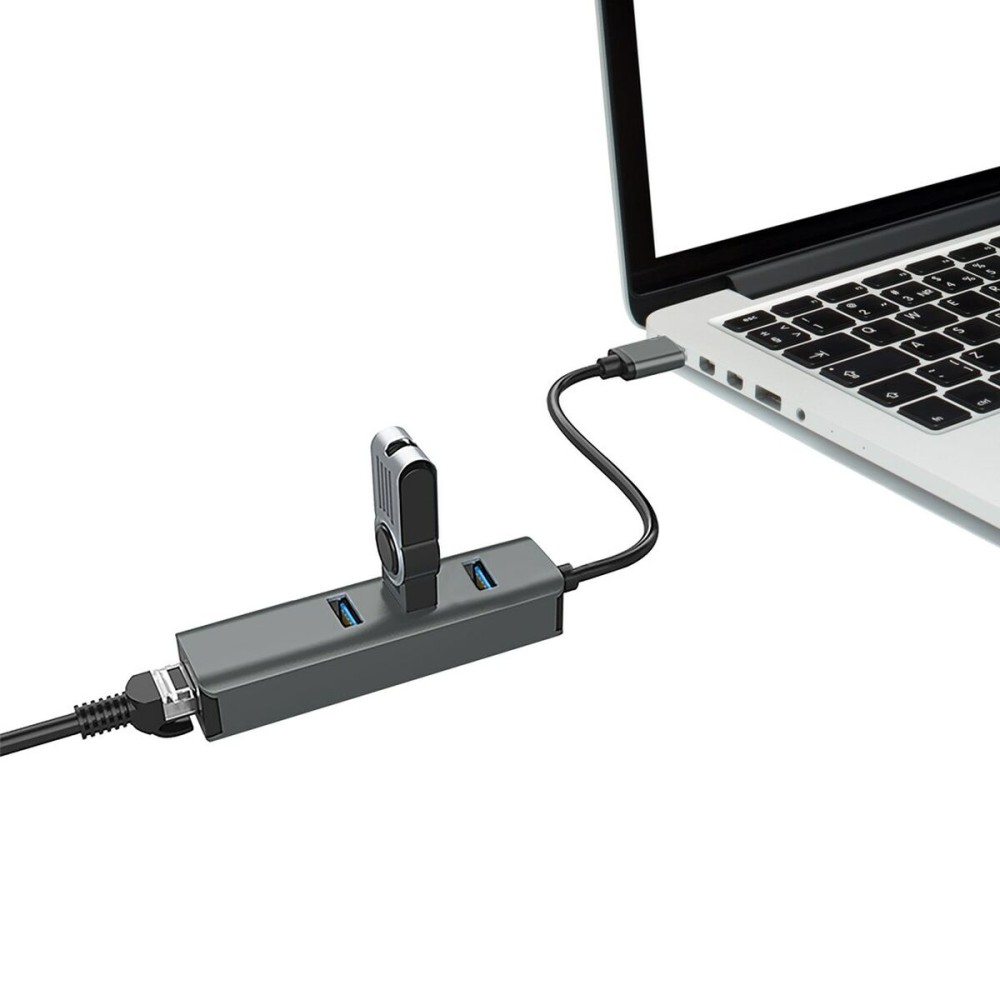USB Hub Vakoss TC-4502X Grey