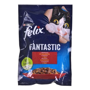 Katzenfutter Purina Jelly Rindfleisch 100 g 100 L