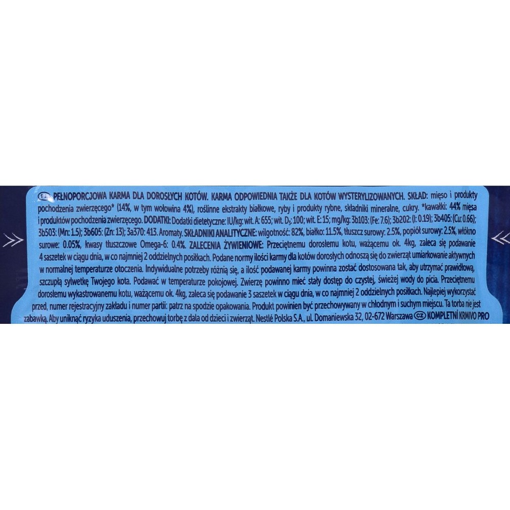 Katzenfutter Purina Jelly Rindfleisch 100 g 100 L