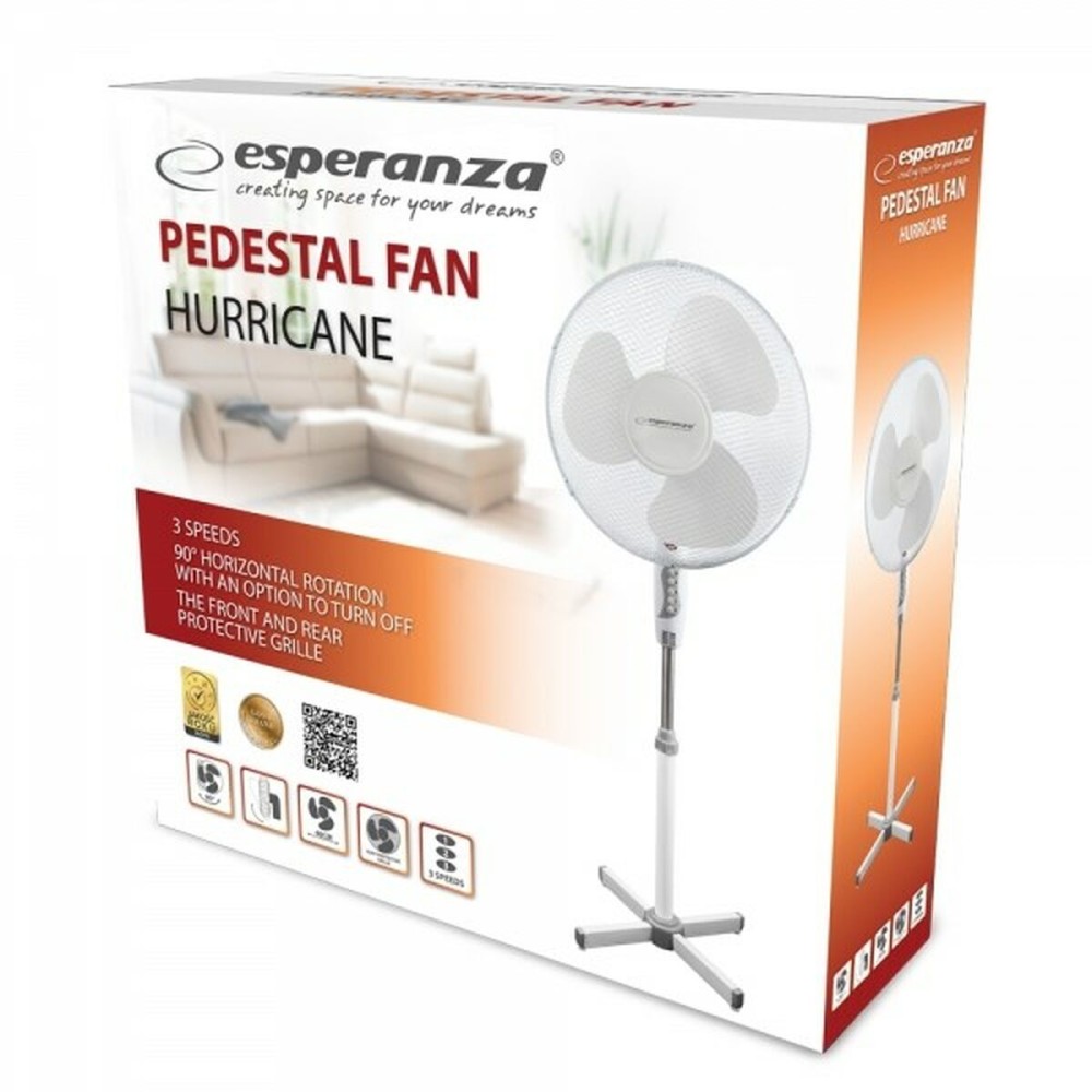 Freistehender Ventilator Esperanza EHF001WW Weiß 50 W