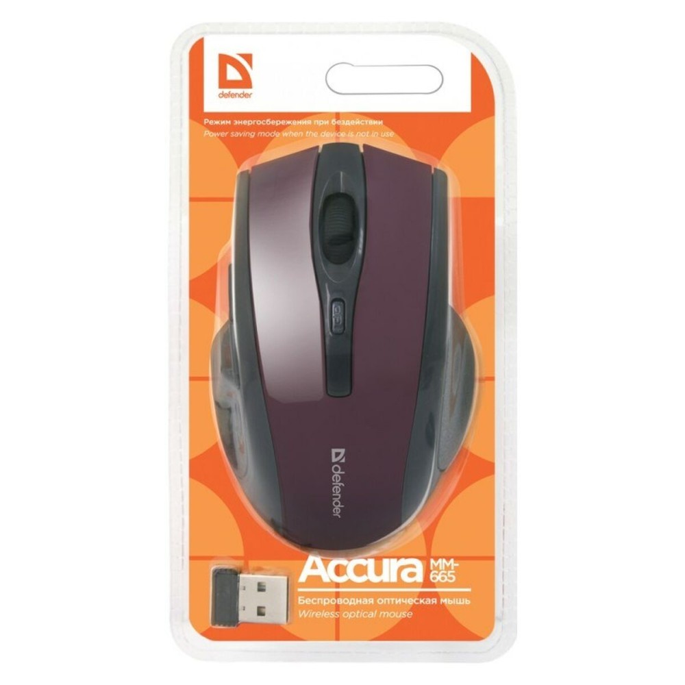 Mouse Defender 52668 Red