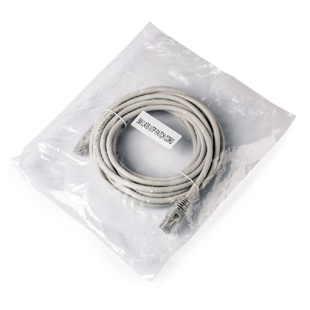 Câble Réseau Rigide UTP 6ème Catégorie GEMBIRD PP6U-5M Blanc Gris 5 m