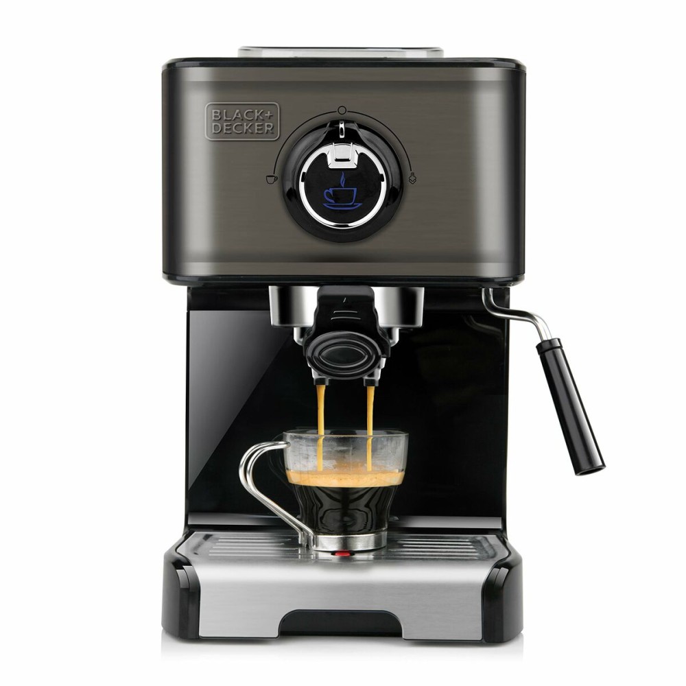 Express Manual Coffee Machine Black & Decker ES9200010B Black Silver 1,2 L