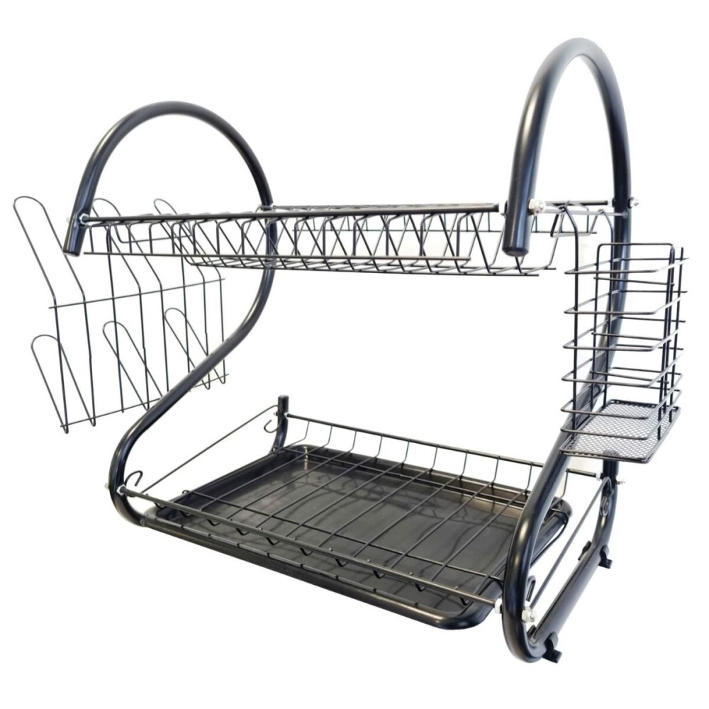 Abtropfsieb für die Spüle Feel Maestro MR-1025-38-BLACK 38 x 24 x 39 cm Schwarz