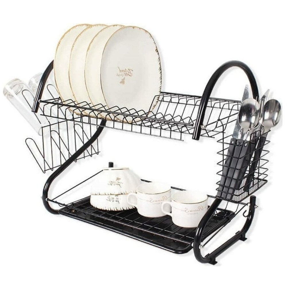 Égouttoir pour Évier Feel Maestro MR-1025-38-BLACK 38 x 24 x 39 cm Noir