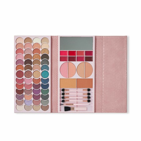 Make-Up Set Magic Studio Rose Gold Large Wallet 67 Pieces