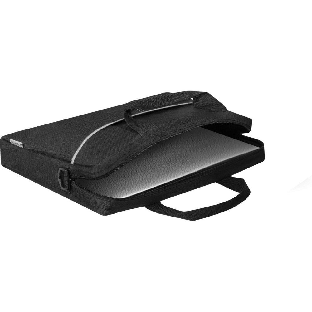 Laptoptasche Defender Lite Schwarz Grau Schwarzweiß 15,6''