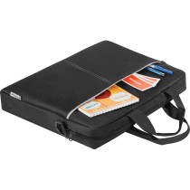 Laptoptasche Defender Lite Schwarz Grau Schwarzweiß 15,6''