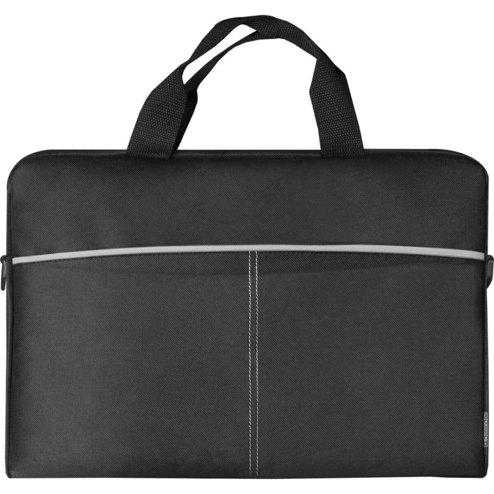 Laptoptasche Defender Lite Schwarz Grau Schwarzweiß 15,6''
