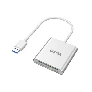 Lecteur de Cartes Externe Unitek Y-9313 Noir Argenté