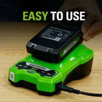Rechargeable lithium battery Greenworks 2932407 220-240 V