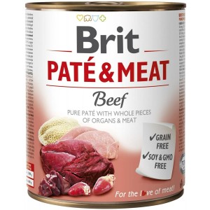 Nassfutter Brit Paté & Meat Truthahn Rindfleisch 800 g