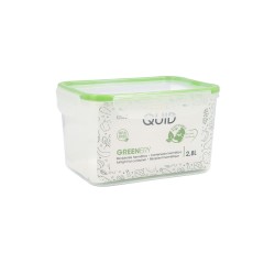 Boîte à lunch Quid Greenery 2,8 L Transparent Plastique (4 Unités) (Pack 4x)