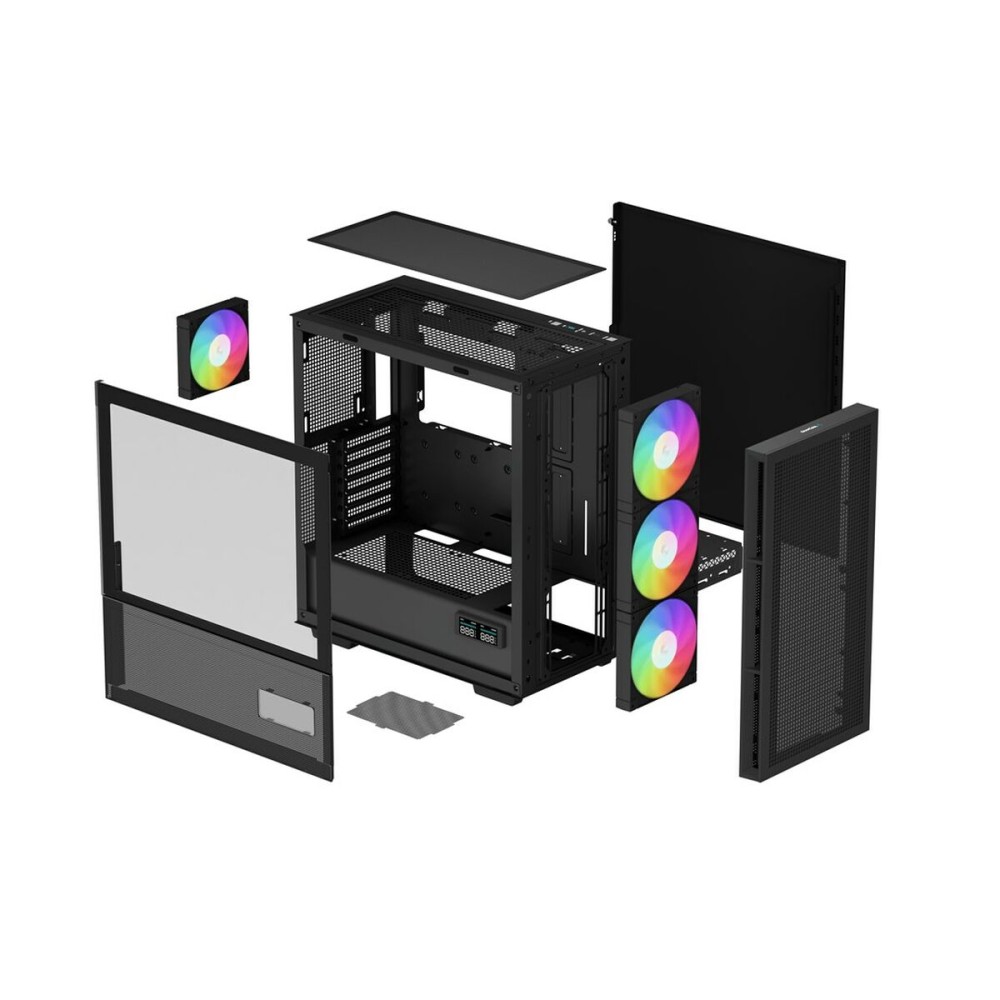 Boîtier ATX semi-tour DEEPCOOL CH560 DIGITAL Noir Multicouleur