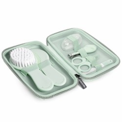 Ensemble de Manucure pour Bébé Suavinex Hygge Baby Manicura Verde Vert 7 Pièces