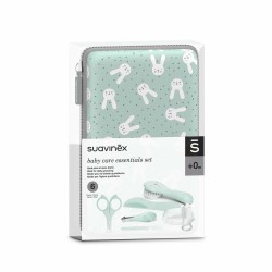 Ensemble de Manucure pour Bébé Suavinex Hygge Baby Manicura Verde Vert 7 Pièces