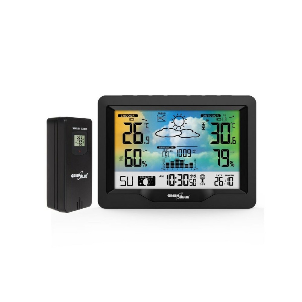 Multi-function Weather Station Greenblue GB540 Black