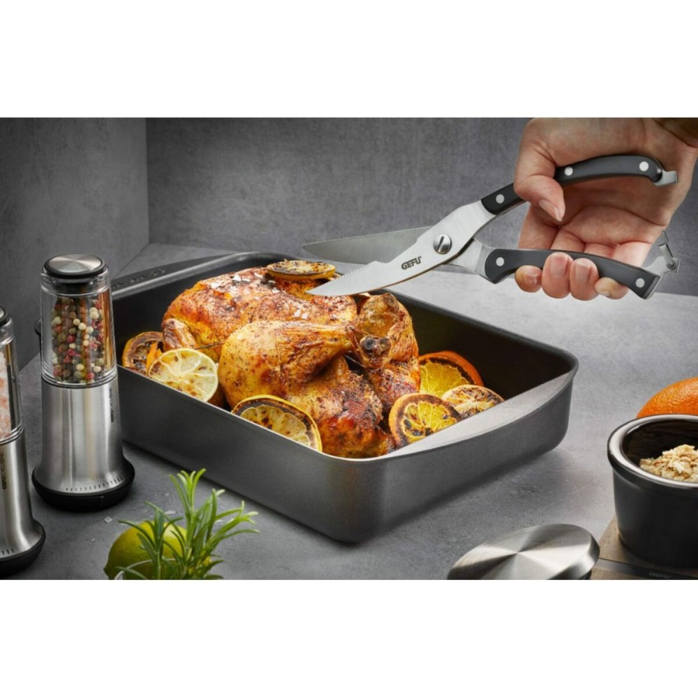 Schere Gefu G-12620 Schwarz Silberfarben Edelstahl Kunststoff 35,3 x 19,4 x 35,3 cm