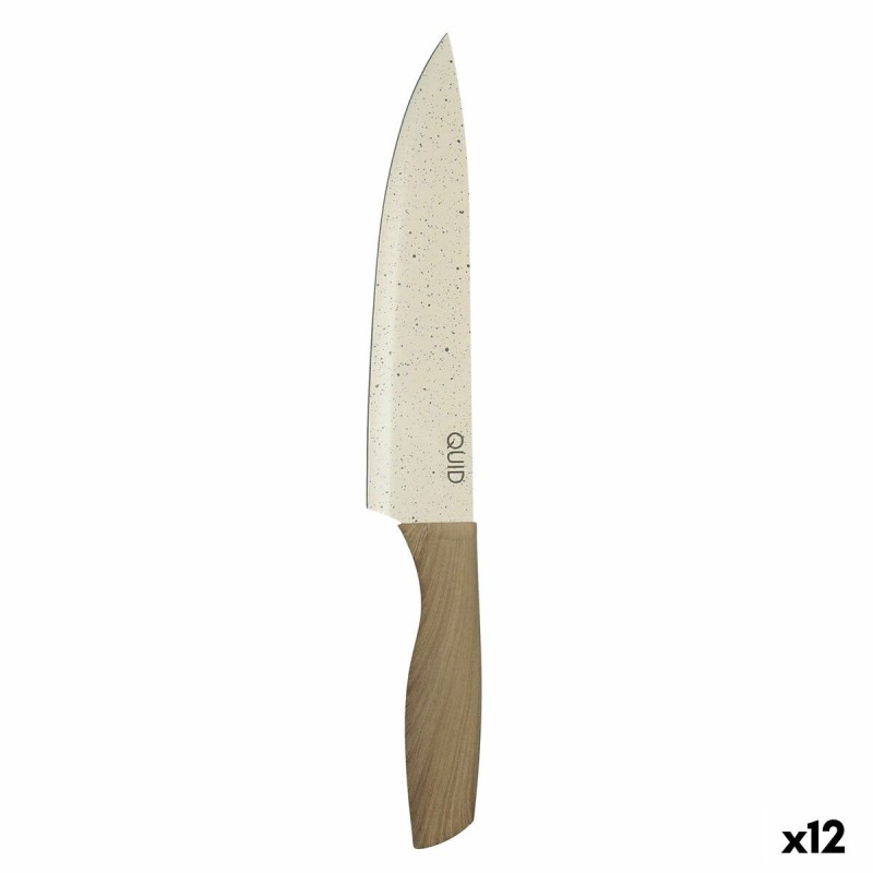 Couteau Chef Quid Cocco Marron Métal 20 cm (Pack 12x)