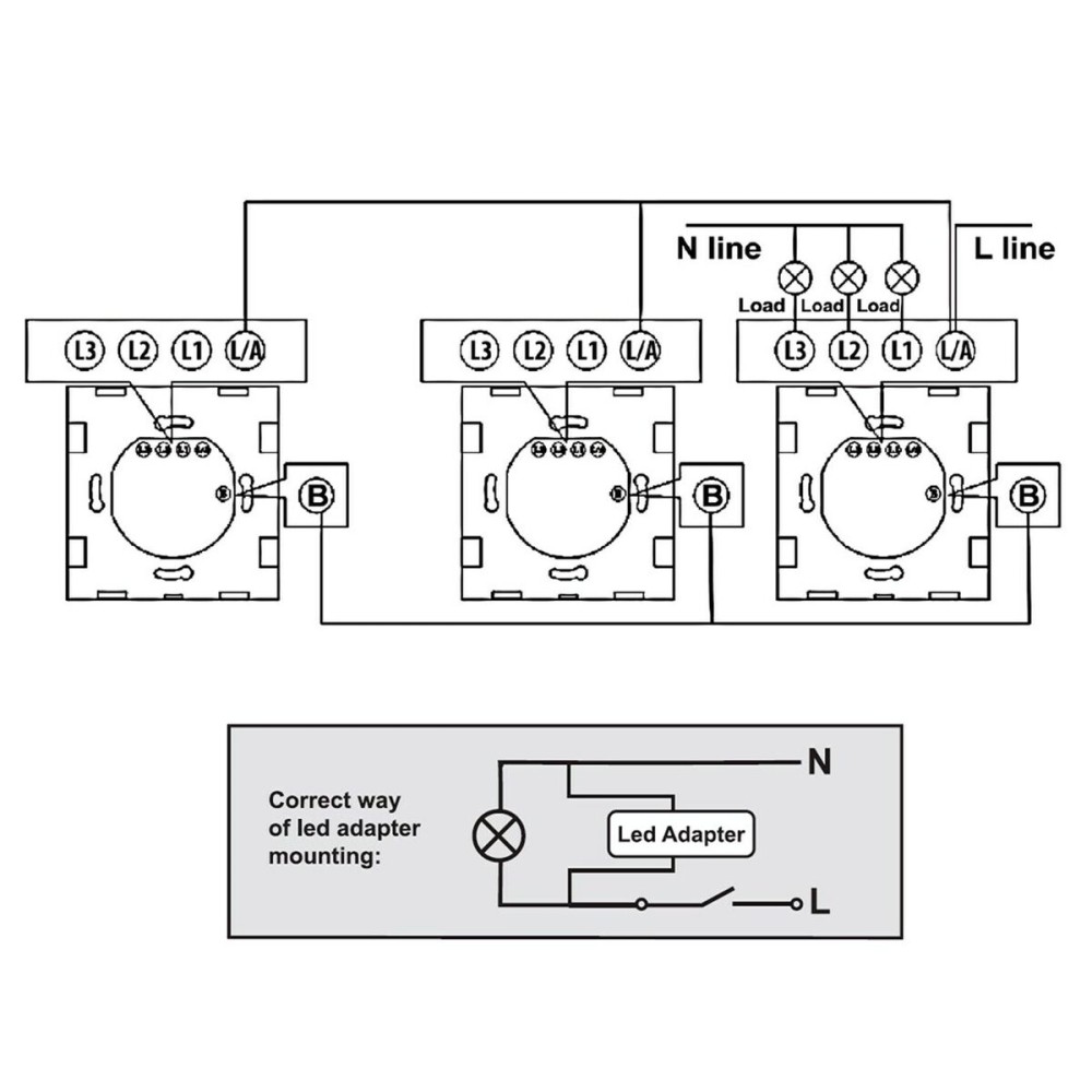 Switch MacLean MCE710W 1000 W