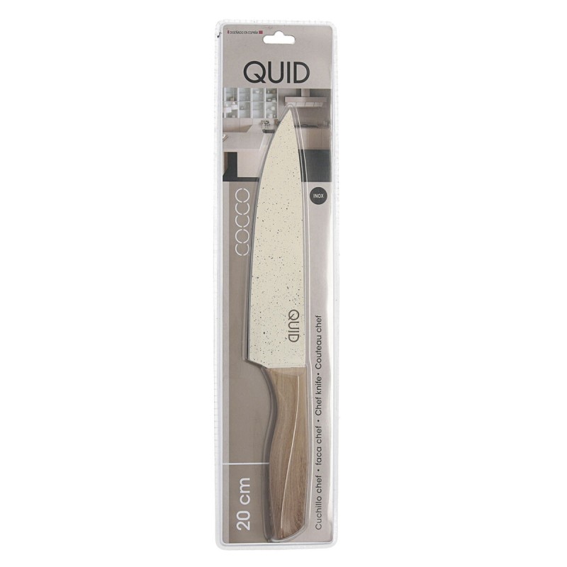 Chef's knife Quid Cocco Brown Metal 20 cm (Pack 12x)