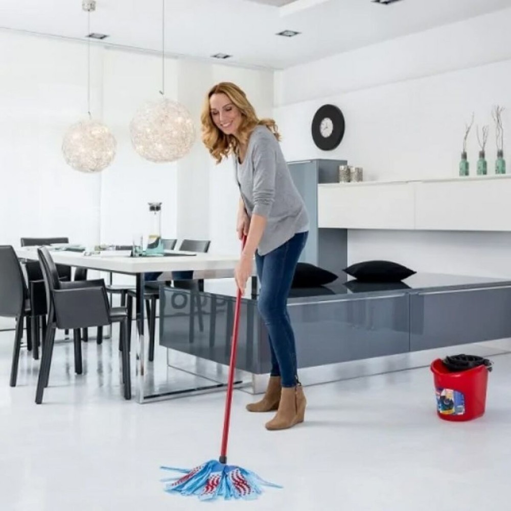 Mop Vileda 3Action Velour XL Blue Red
