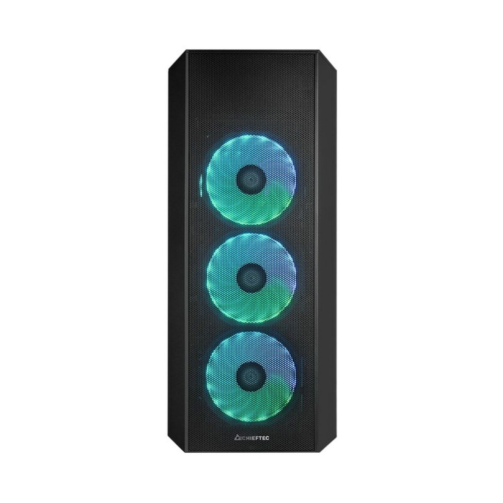 ATX Semi-tower Box Chieftec GL-04B-OP Black Multicolour