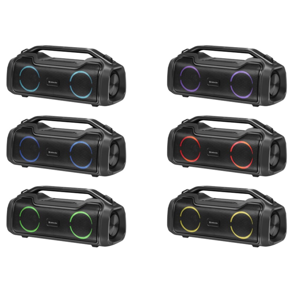 Tragbare Bluetooth-Lautsprecher Defender BeatBox 50 Schwarz 50 W (1 Stück)