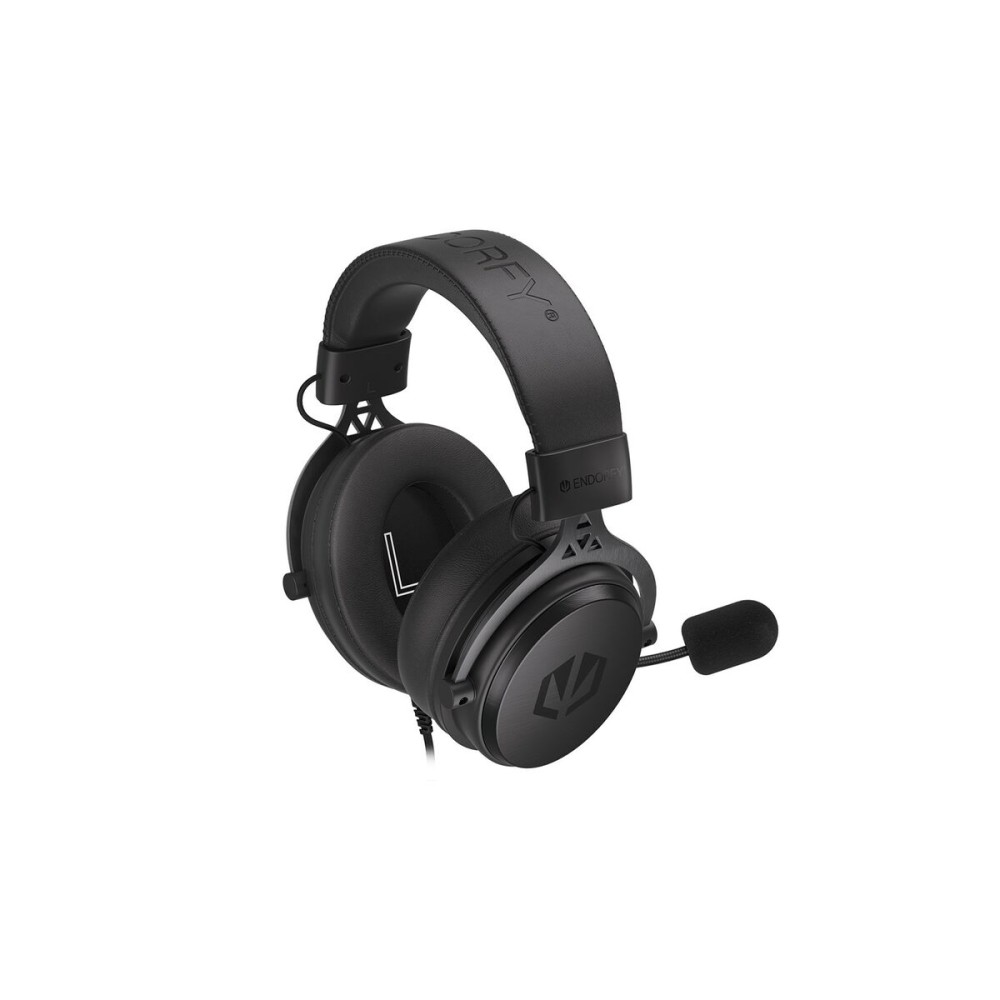 Casques avec Microphone Endorfy VIRO Plus USB Noir