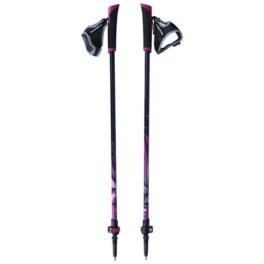 Trekking Stick Viking 650/24/8557/0947/UNI Black Purple (2 Units)