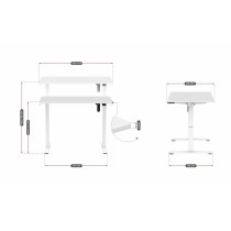 Schreibtisch Huzaro HZ-Hero 7.9 White Weiß