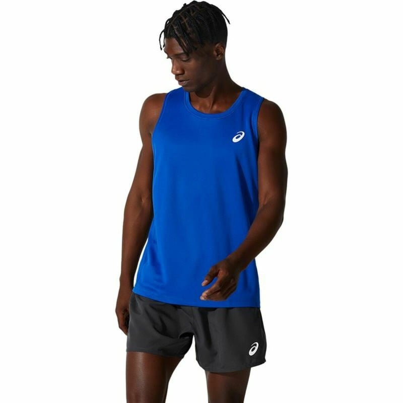 Ärmelloses Herren-T-Shirt Asics Core Singlet Blau