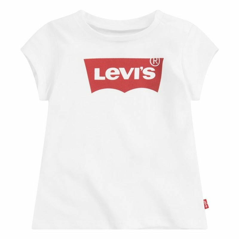 Kurzarm-T-Shirt für Kinder Levi's Batwing Logo Weiß