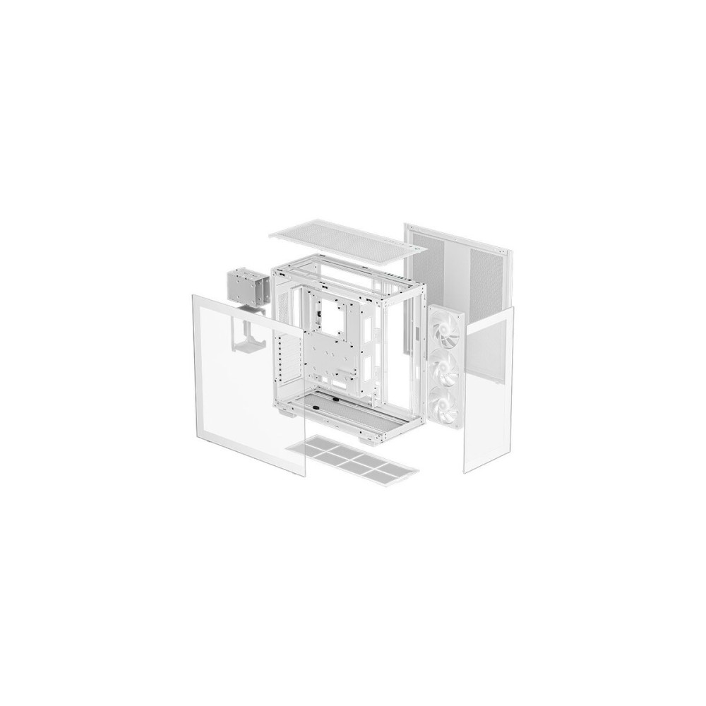 Boîtier ATX semi-tour DEEPCOOL CH780 Blanc