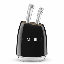 Küchenmesserset und Halterung Smeg KBSF02BL