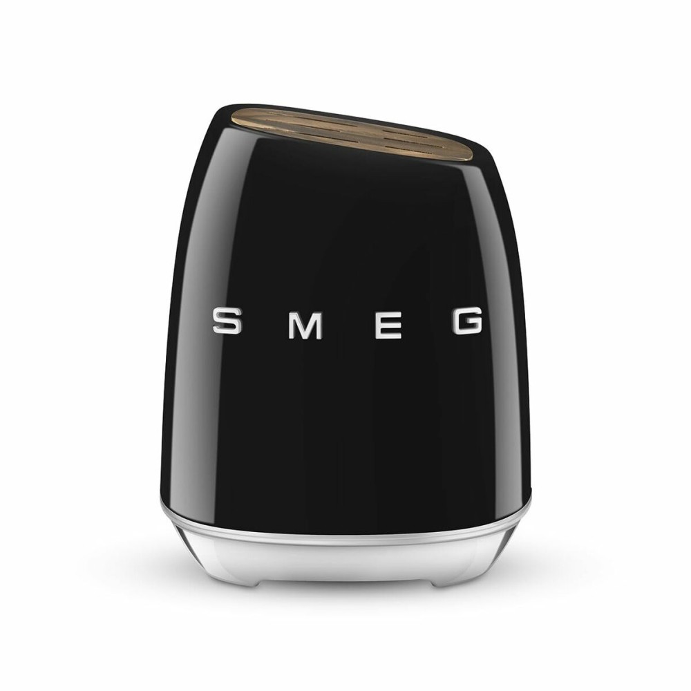 Ensemble de couteaux de cuisine et support Smeg KBSF02BL