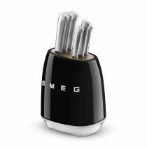 Ensemble de couteaux de cuisine et support Smeg KBSF02BL