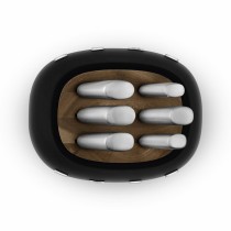 Ensemble de couteaux de cuisine et support Smeg KBSF02BL