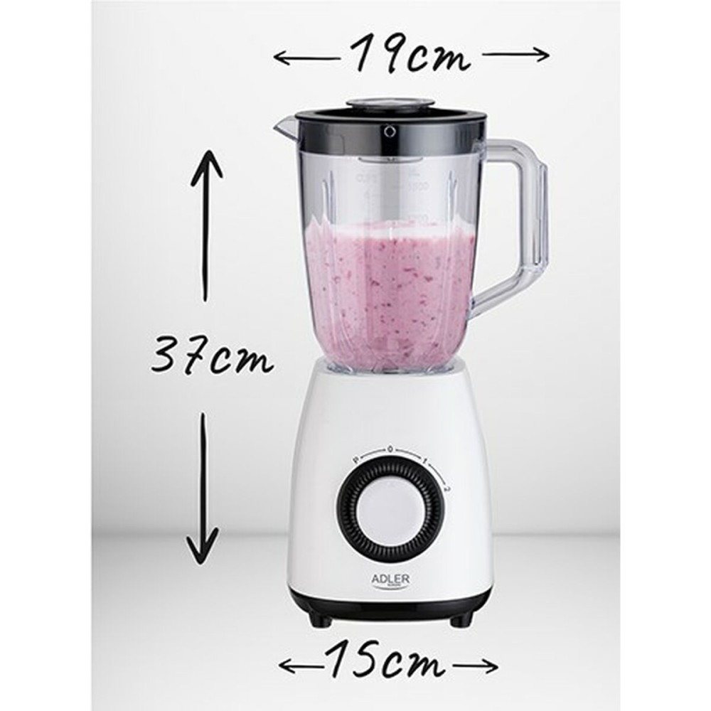 Cup Blender Adler AD 4085 White Black 1000 W 1,5 L