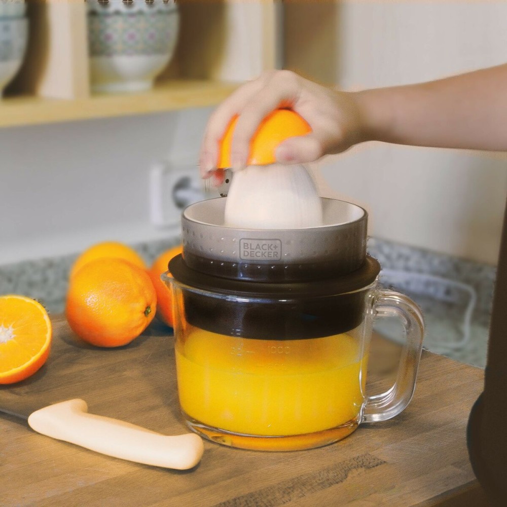 Electric Juicer Black & Decker ES9240070B White Black Translucent 30 W 1 L