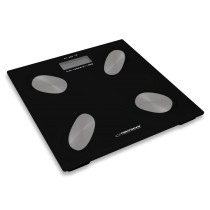 Digitale Personenwaage Esperanza EBS022K Schwarz Gehärtetes Glas